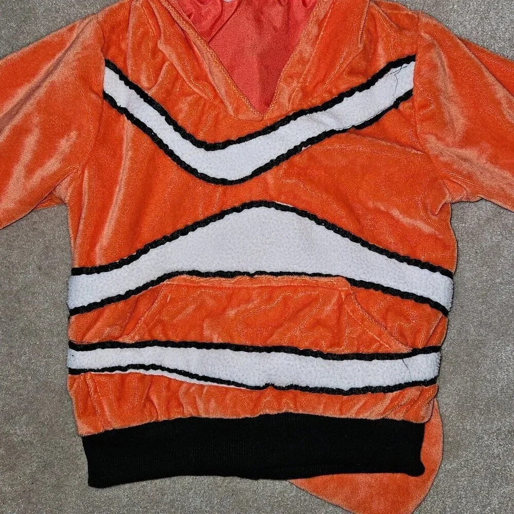 Orange Clown Fish Halloween Costume Baby 18-24 Months JACKET ONLY Handmade Nemo